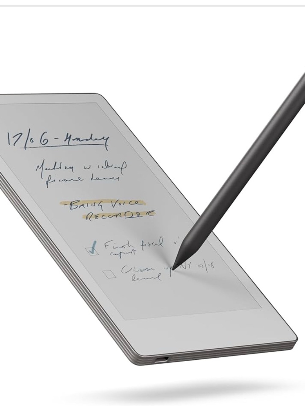 reMarkable - Paper Pro Move - 7.3" Paper Tablet with Marker Plus - Silver